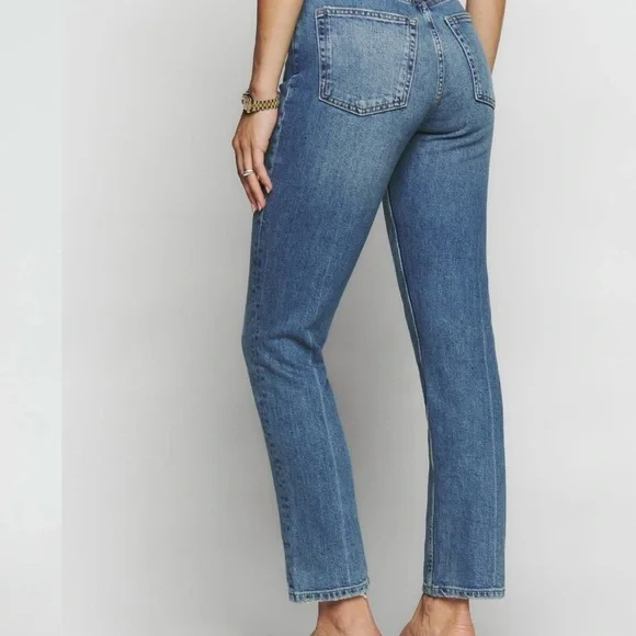 Reformation Liza Ultra High Rise Straight jeans - Picture 2 of 12